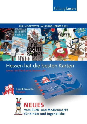 Die aktuelle Broschüre "Für Sie getestet" - Familienkarte Hessen