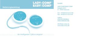 Lady-Comp Gebrauchsanweisung - Familienplanung