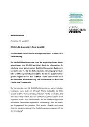 Pressemitteilung - Familienservice