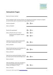 Vertrauliche Fragen - Familienservice