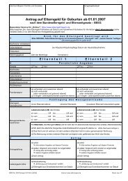 Antrag auf Elterngeld für Geburten ab 01.01.2007 - Familienservice