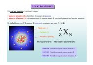 decadimento radioattivo (breve) - Lezioni di fisica per gli allievi del ...