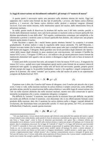 leggi di conservazione nei decadimenti radioattivi - Lezioni di fisica ...