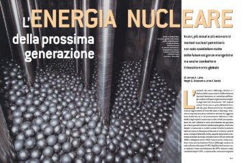 L'energia nucleare della prossima generazione - Lezioni di fisica ...