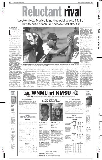 WNMU at NMSU - Albuquerque Journal