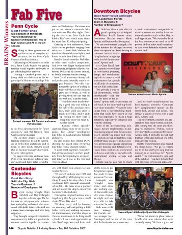 Downtown Bicycles - Bicycle Retailer and Industry News