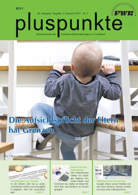 pluspunkte 2010 Nr. 2 - Familien-Wirtschaftsring eV