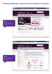 Flexecodes walkthrough ? How to convert your card ... - Family Fund