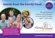 This is how we help - Family Fund