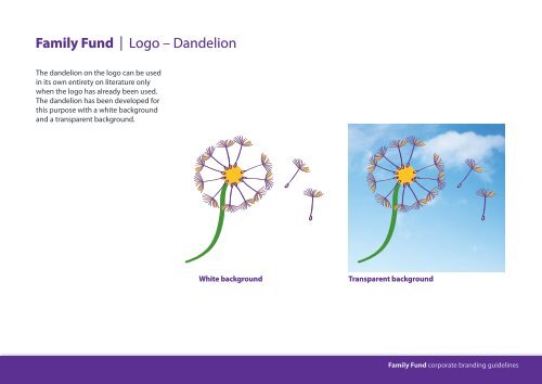 Family Fund | Logo Family Fund corporate branding guidelines