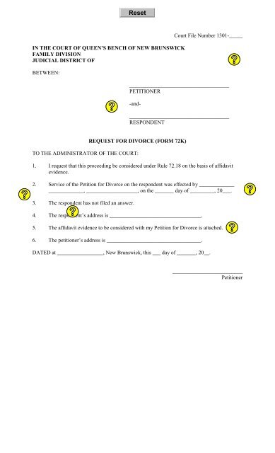 Form 72K - Service New Brunswick