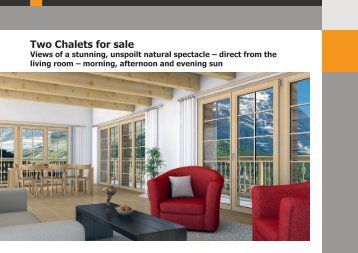 Two Chalets for sale