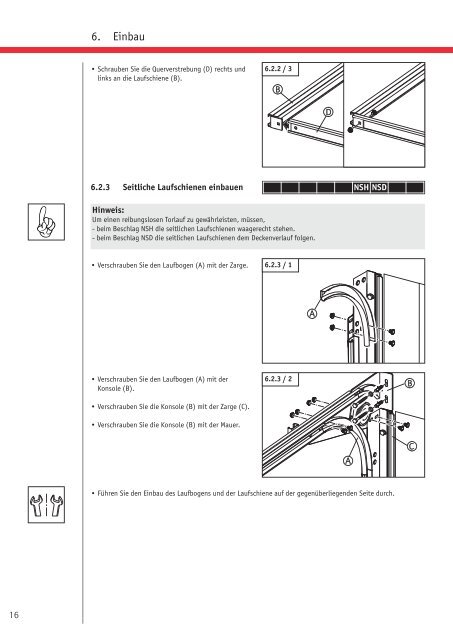 Einbau-, Bedienungs- und Wartungsanleitung