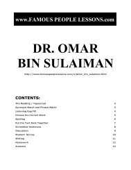 DR. OMAR BIN SULAIMAN - Famous People Lessons.com