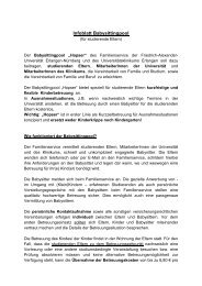 Infoblatt zum Babysittingpool - Familienservice - Friedrich-Alexander ...