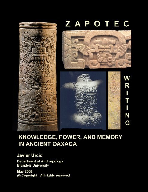 Zapotec Writing - Famsi