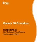 Solaris 10 Container - AS-SYSTEME