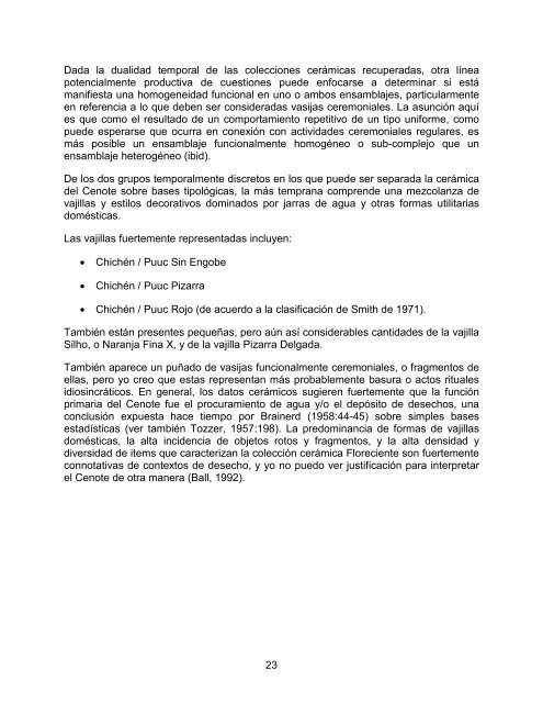 Chen K'u: La Cerámica del Cenote Sagrado de Chichén Itzá - Famsi