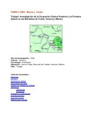 Totógal: Investigación de la Ocupación Clásica Posterior y ... - Famsi