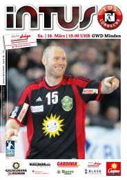 Sa. | 16. März | 19.00 UHR GWD Minden - Fanclub Red Devils eV