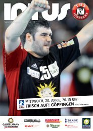 FRISCH AUF! GÖPPINGEN Merkur Arena Lübbecke - Fanclub Red ...