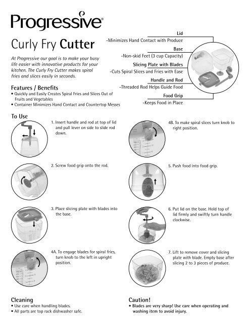 Progressive Curly Fry Cutter