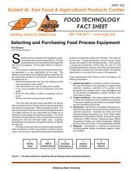 Selecting and Purchasing Food Processing Equipment