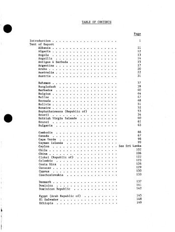 FARA Report to Congress - 1984