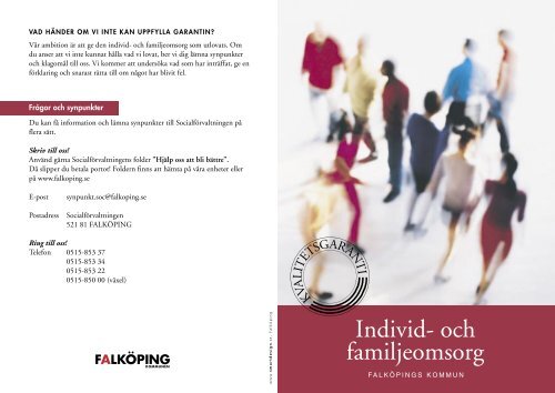 Individ- och familjeomsorg - Falköpings kommun
