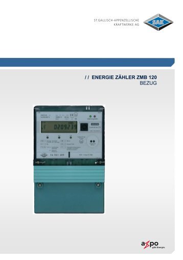 Energie Zähler ZMB 120 - SAK
