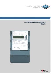 Energie Zähler ZMD 410 - SAK