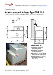 Spaltanlage - Straumann AG Lufttechnik + Farbspritzkabinen