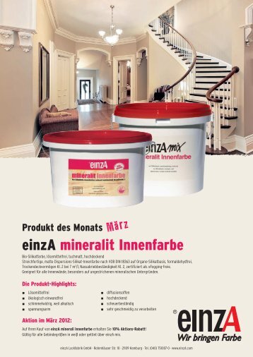 einzA mineralit Innenfarbe - Farbtex