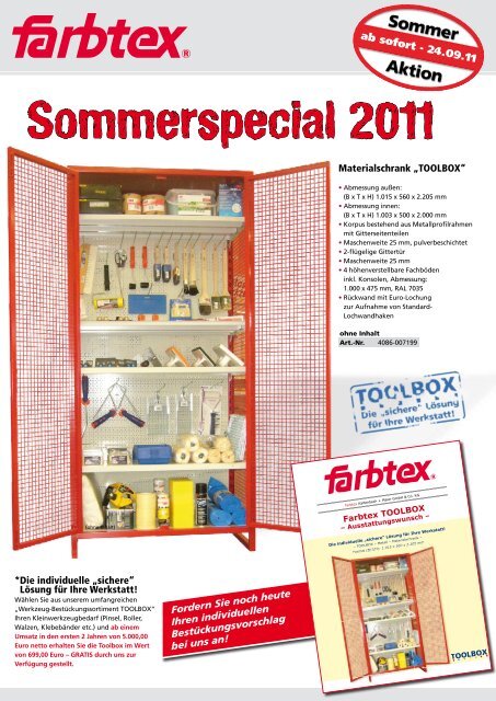 Sommerspecial 2011 - Farbtex