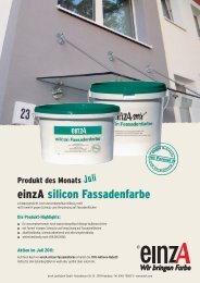 einzA silicon Fassadenfarbe - Farbtex