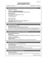 Sicherheitsdatenblatt - Farbtex