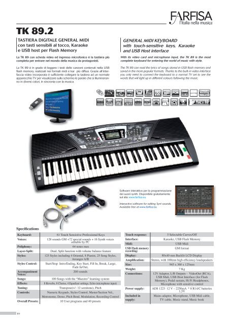 Catalogo 2012 - Con Farfisa il MADE IN ITALY vince