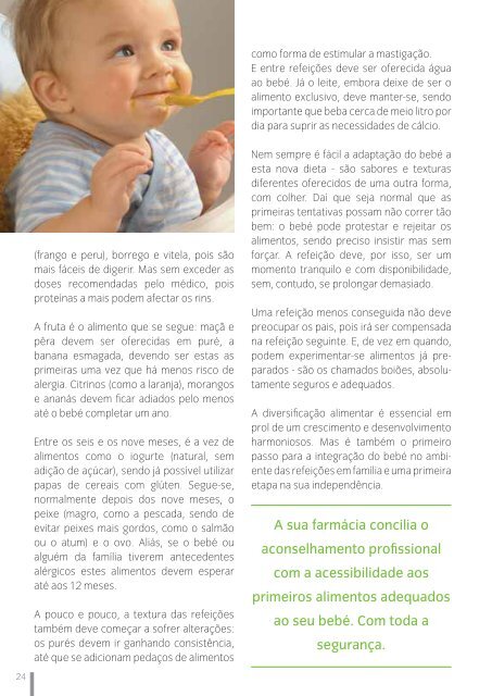 A NUTRIÇÃO INFANTIL - Farmácias Portuguesas