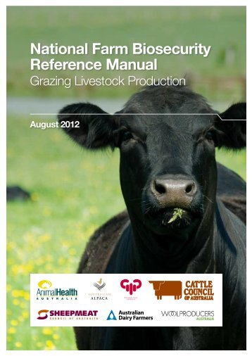 National Farm Biosecurity Reference Manual - Grazing Livestock ...