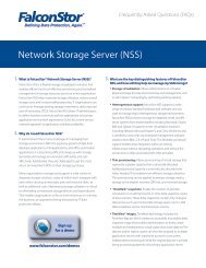 FAQ: Network Storage Server (NSS) - FalconStor