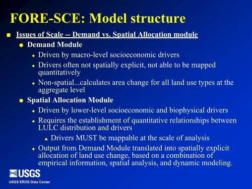 The FORE-SCE model: Land Use Modeling ... - Farm Foundation