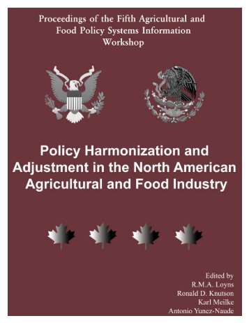 Policy Harmonization and Adjustment in the - Farm Foundation