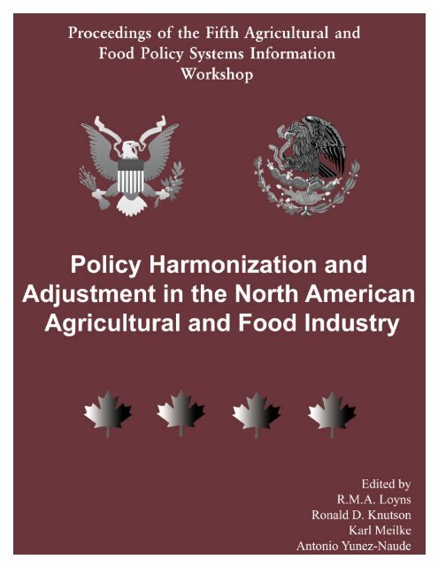 Policy Harmonization And Adjustment In The Farm Foundation