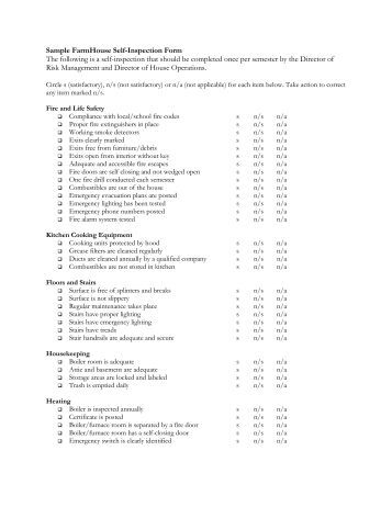 apartment maintenance checklist template