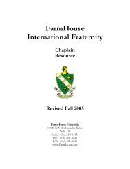 Builder Of Men Affirmation Initiative Farmhouse Fraternity