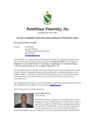 FarmHouse Fraternity, Inc.