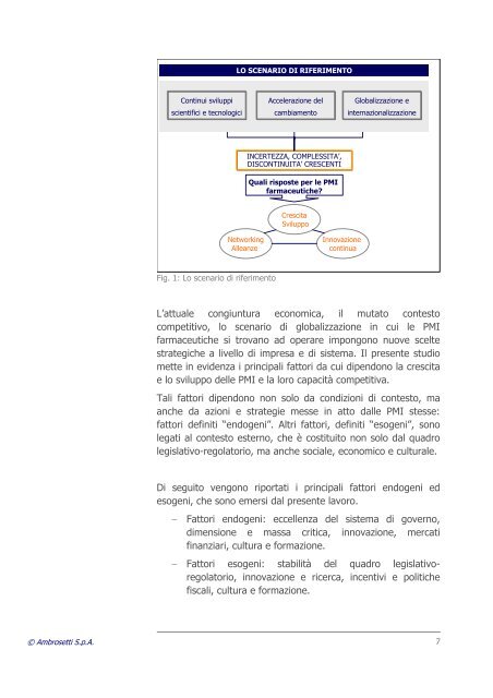 Estratto dal Rapporto: ?Quale futuro per le PMI ... - Farmindustria