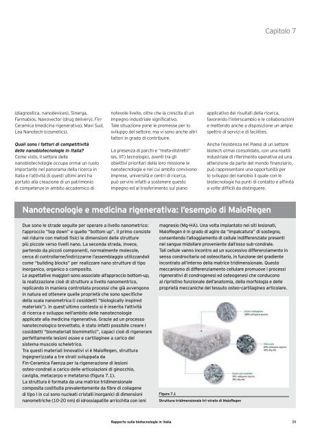 Rapporto sulle biotecnologie in Italia 2010 - Farmindustria