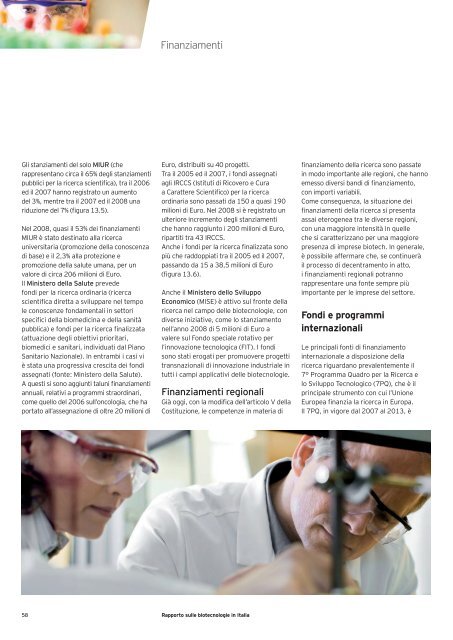 Rapporto sulle biotecnologie in Italia 2010 - Farmindustria