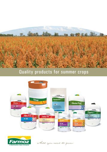 Farmoz Summer Crop Product Guide